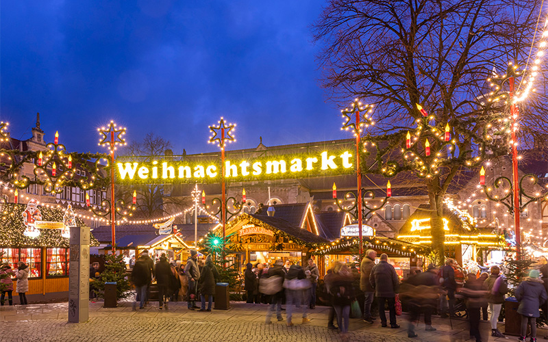 Am 24. und 25. Dezember herrscht Marktruhe und danach geht es noch einmal weiter. Der Braunschweiger Weihnachtsmarkt schließt am 29. Dezember.