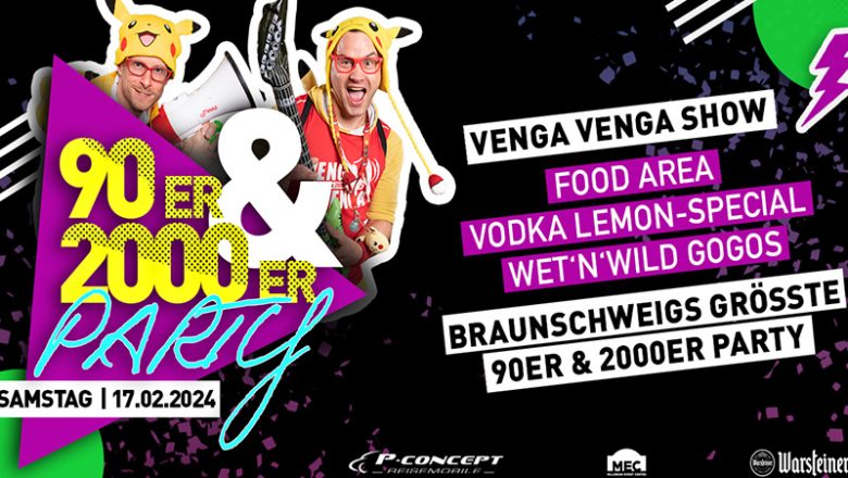 Braunschweigs mega 90er & 2000er Party