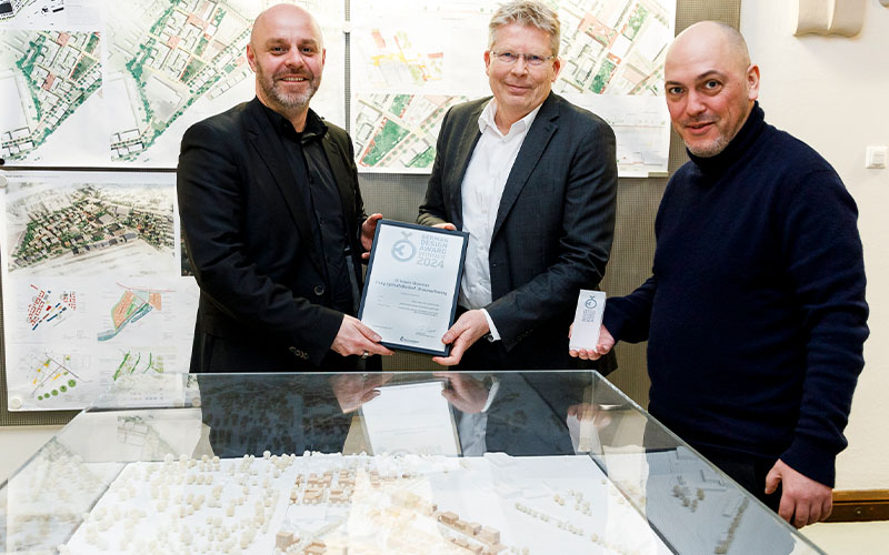 Der Siegerentwurf des städtebaulich-freiraumplanerischen Realisierungswettbewerbs „Urbanes Quartier am Hauptgüterbahnhof“ ist ausgezeichnet worden.