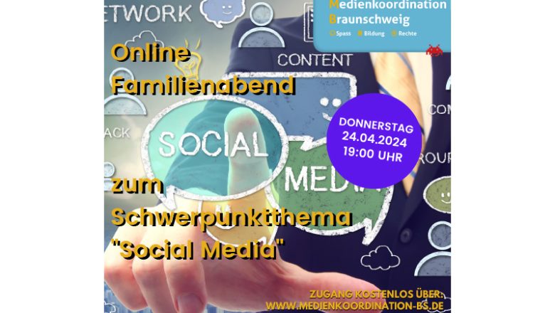 Online-Familienabend: „Digitale Medien – Schwerpunkt Social Media“