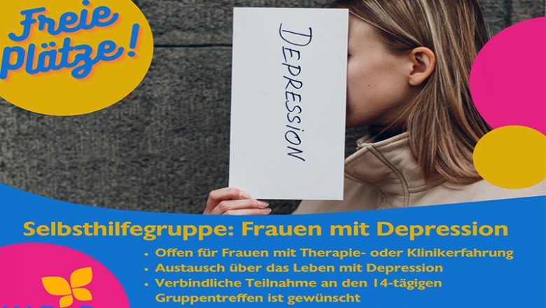 Freie Plätze: Selbsthilfegruppe für Frauen mit Depression