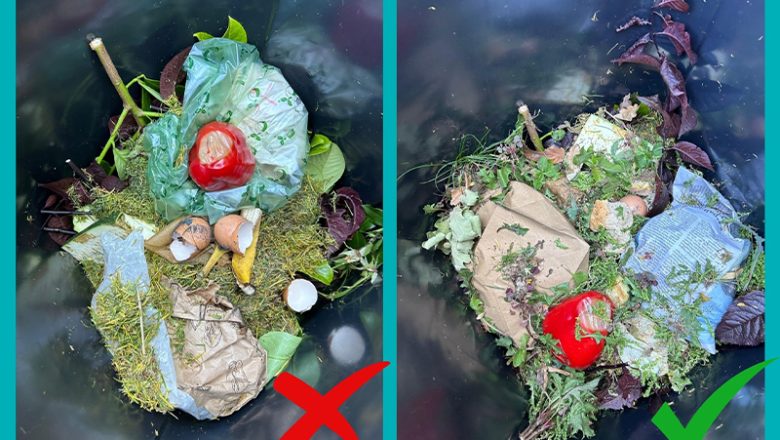 Biotonnen analysiert: Zu viel Plastik im Bioabfall