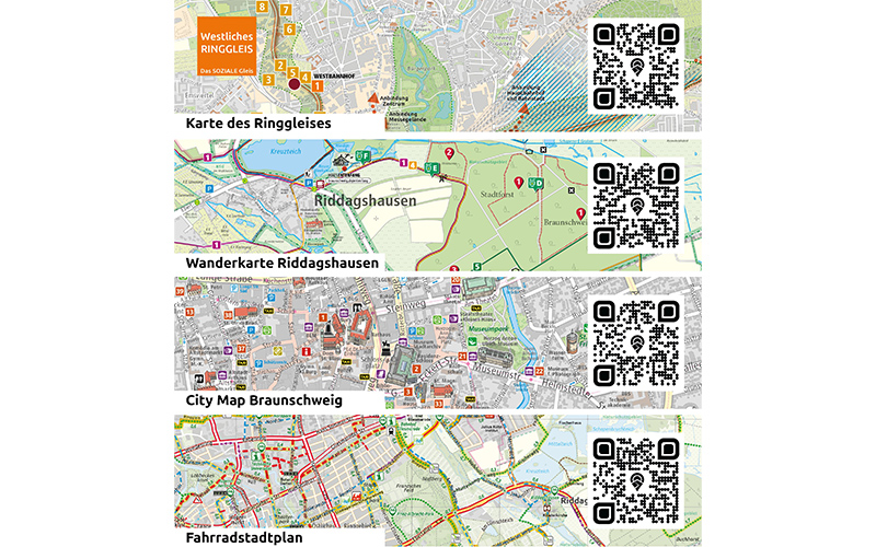 Die Abteilung Geoinformation der Stadt Braunschweig bietet ausgesuchtes Kartenmaterial zum kostenlosen Download auf Mobilgeräte wie Smartphones oder Tablets an.