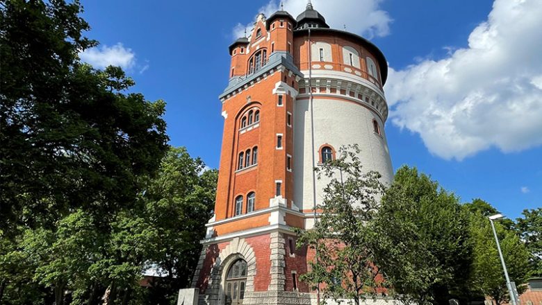 Der Wasserturm wird zur Besteigung geöffnet