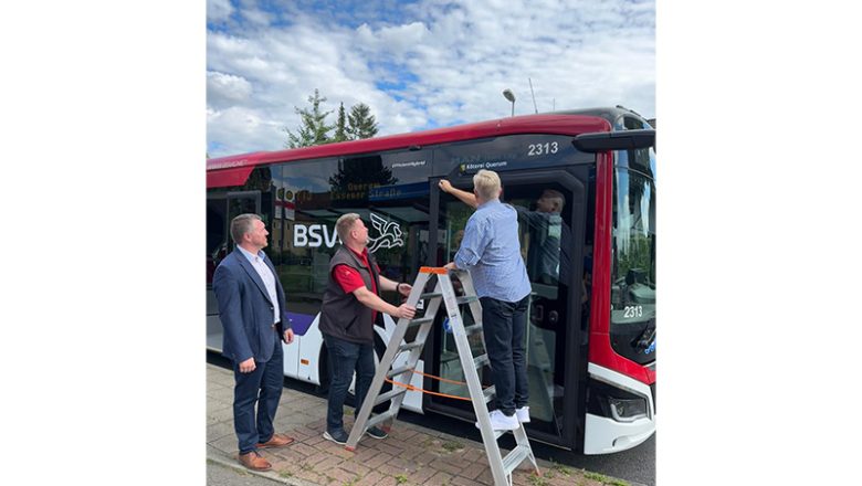 Taufe eines Busses der BSVG · Braunschweiger Verkehrs-GmbH