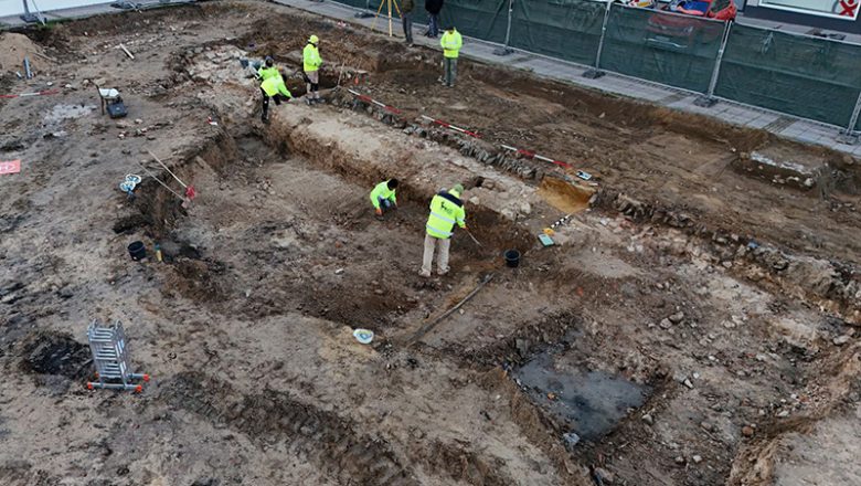 Reste des alten herzoglichen Opernhauses auf dem Hagenmarkt freigelegt