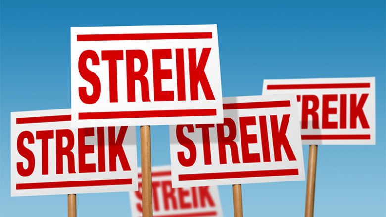 Streik in der Stadtverwaltung am Mittwoch, 12. Februar