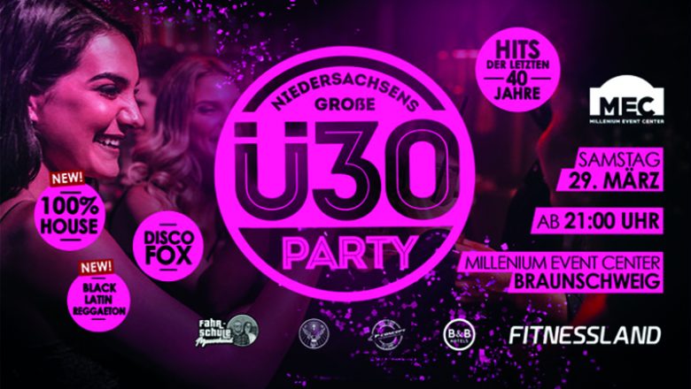 Braunschweigs größte Ü30 Party – diesen Samstag im MEC – neues Floor-Konzept