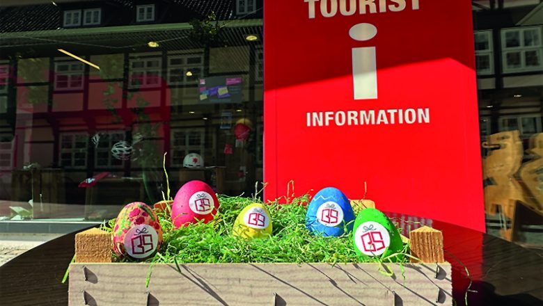Osteraktion in der Touristinfo