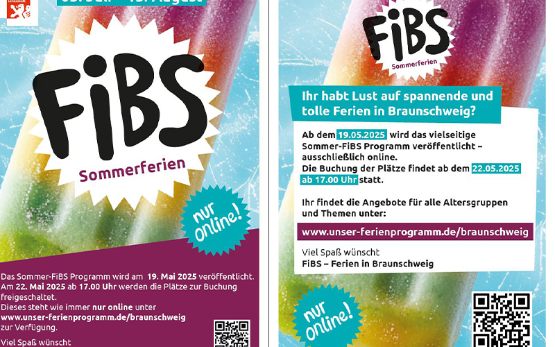 Die Jugendförderung der Stadt Braunschweig bietet wieder ein abwechslungsreiches Ferienangebot in Braunschweig (FiBS) für Kinder und Jugendliche von sechs bis 15 Jahren.