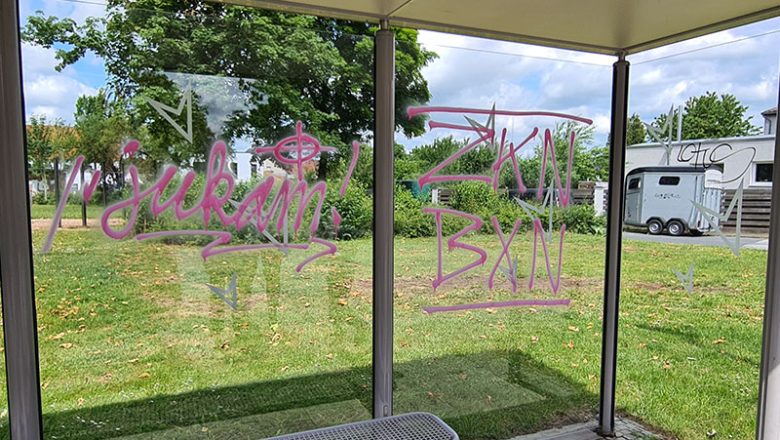 Stadtteil Lehndorf versinkt in Graffitikunst