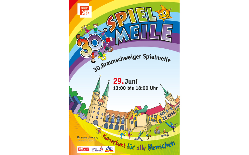 Die Spielmeile findet am Sonntag statt und es gibt Grund zu feiern: sie findet zum 30. Mal in Braunschweig statt.