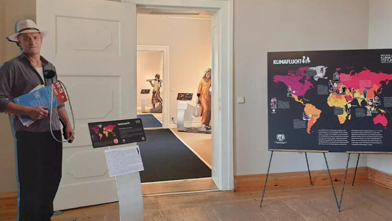 Ausstellung zum Thema Klimaflucht