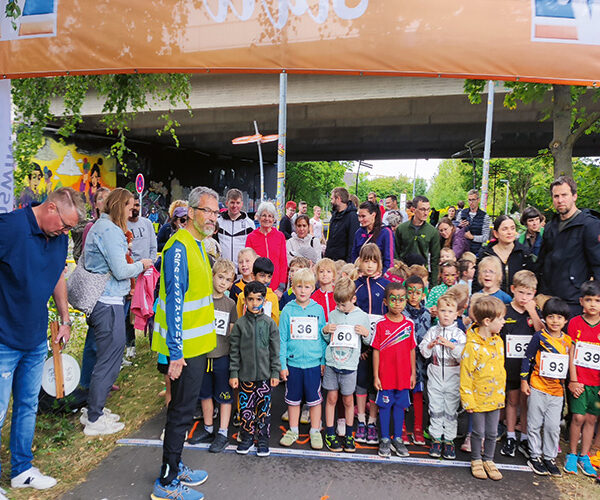 1. Kinderlauf auf dem Westbahnhof/Ringgleis