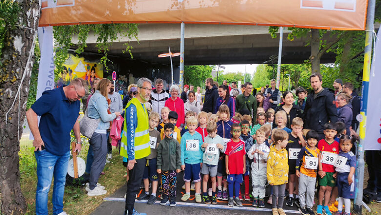 1. Kinderlauf auf dem Westbahnhof/Ringgleis