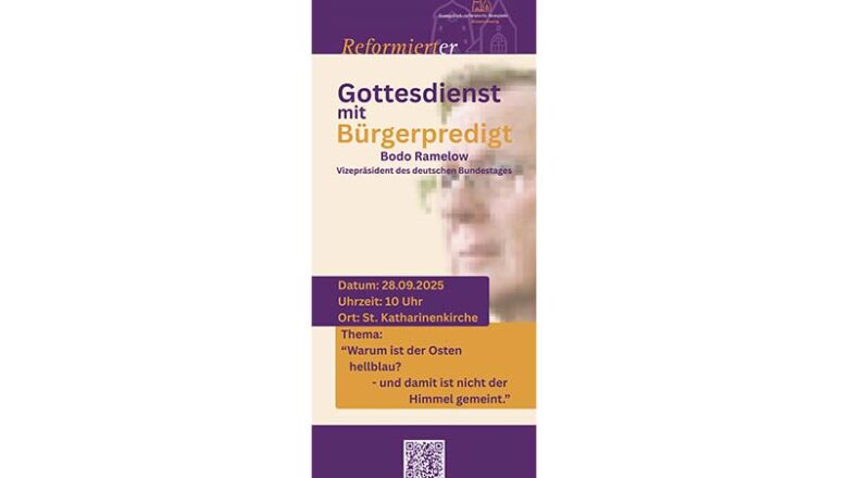 Bodo Ramelow hält Bürgerpredigt