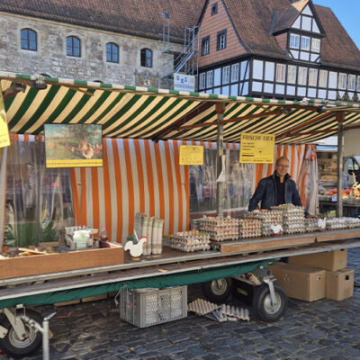 Wochenmärkte werden vorverlegt