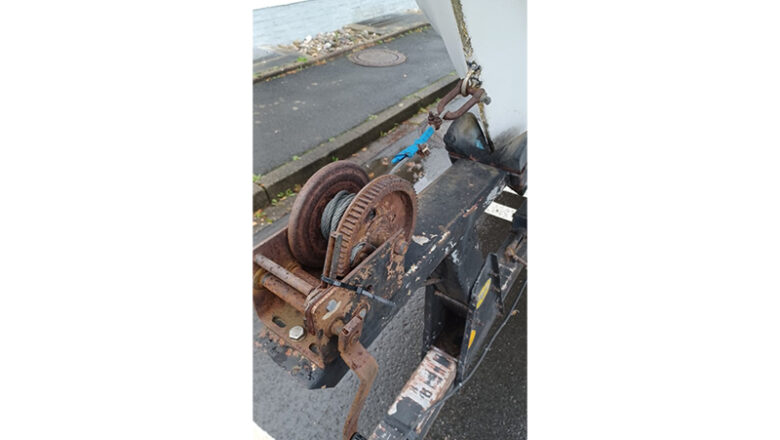 Verkehrsunsicherer Anhänger