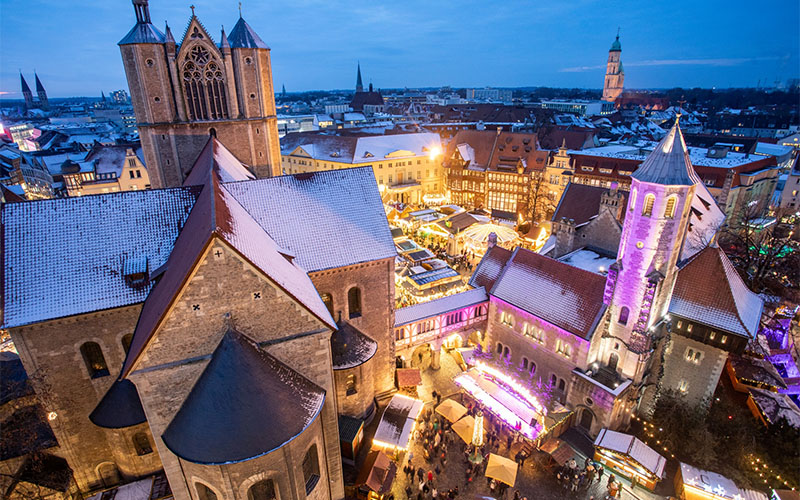 Die Braunschweiger Innenstadt verwandelt sich in der Adventszeit in eine stimmungsvolle Kulisse.