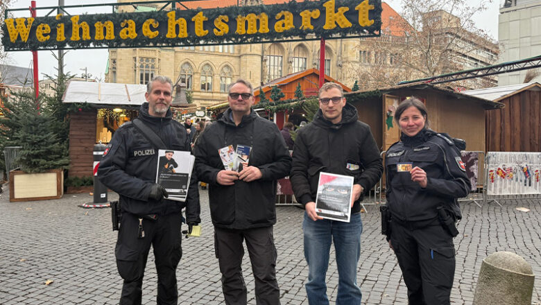 Prävention auf dem Weihnachtsmarkt