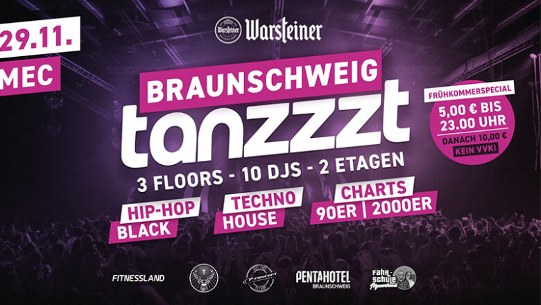 Aus Braunschweig für Braunschweig – die größte Party der Region auf 3 Floors