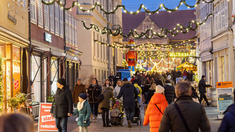 Braunschweiger Innenstadt gut besucht in der Advents- und Weihnachtszeit