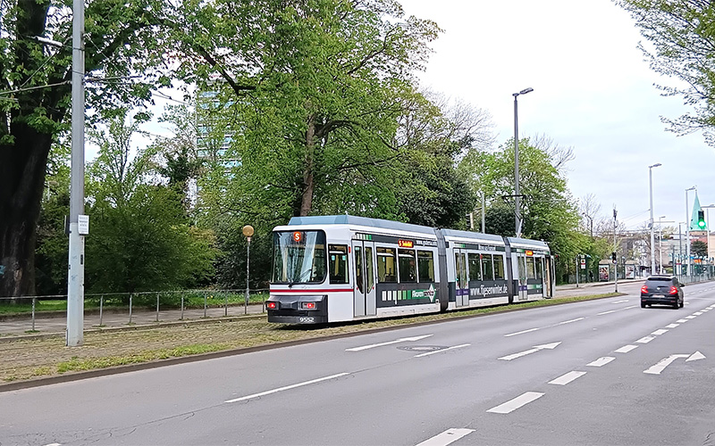 Für eine komfortable Anreise zum Stadion setzt die BSVG zusätzliche Fahrzeuge ein. 