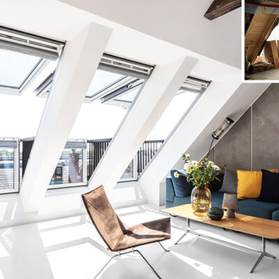 Zusätzliche Wohnfläche unter dem Dach erschließen