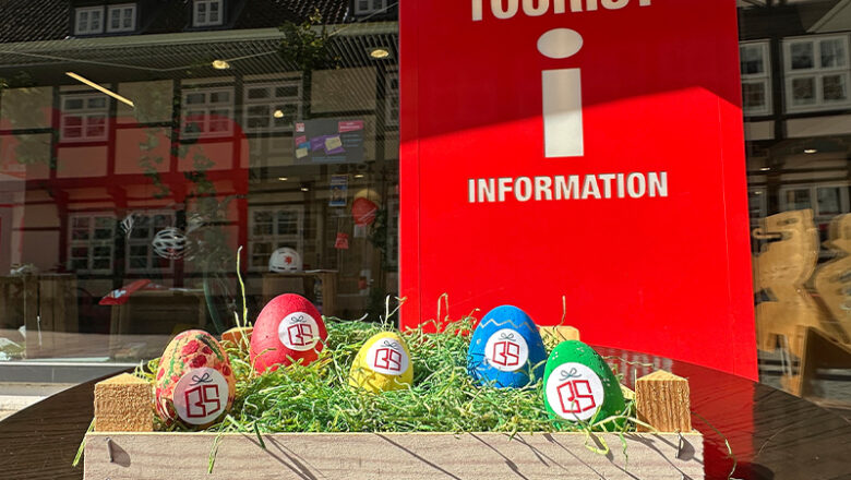 Ostereier suchen, Stadtgutschein gewinnen