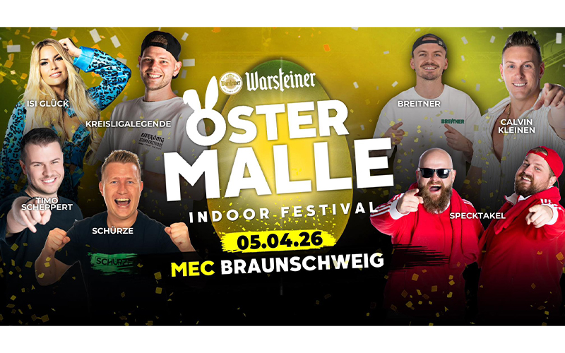 Am Ostersonntag, den 05.04.2026, verwandelt sich das MEC Braunschweig ab 19:00 Uhr erneut in eine große Partywelt voller Mallorca-Feeling, Live-Entertainment und ausgelassener Festivalstimmung.
