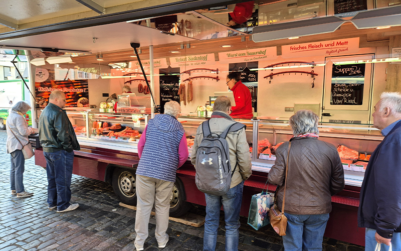 Die städtischen Wochenmärkte Erfurtplatz, Wenden (Lindenstraße) und Westfalenplatz werden vorverlegt.