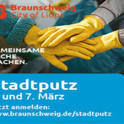 Jetzt noch anmelden zum Stadtputz am 7. März