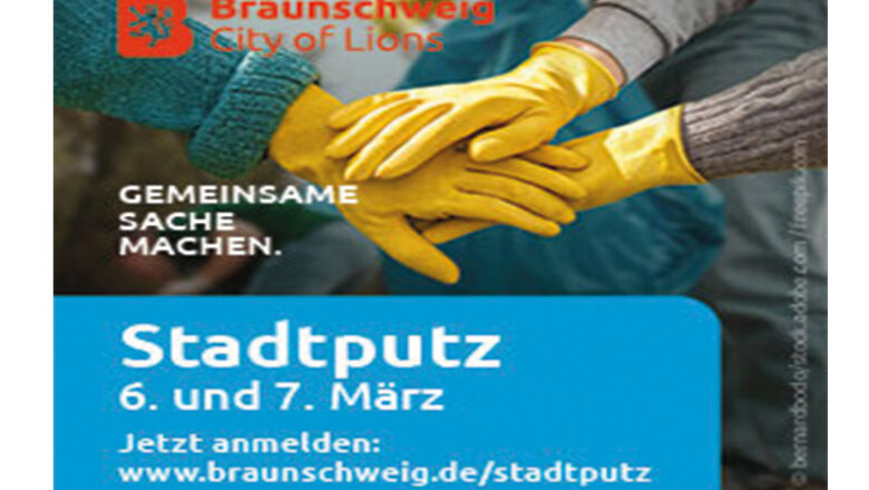 Jetzt noch anmelden zum Stadtputz am 7. März