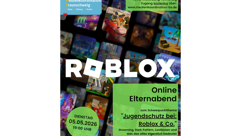 Online-Familienabend am 05. Mai: „Jugendschutz bei Roblox und Co.“