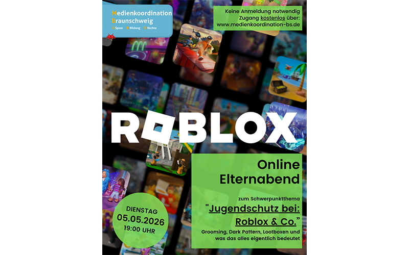 Am Dienstag, dem 05. Mai 2026 um 19:00 Uhr, lädt die Medienkoordination Braunschweig herzlich zu einem kostenlosen Online-Familienabend via Zoom ein.