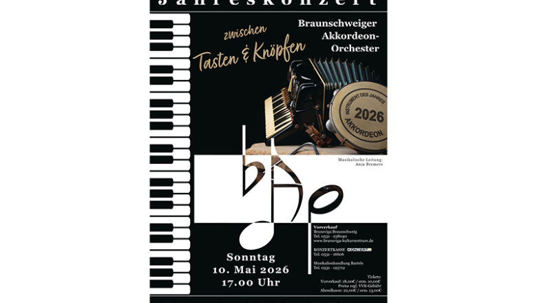 Braunschweiger Akkordeon-Orchester:  „Zwischen Tasten und Knöpfen“