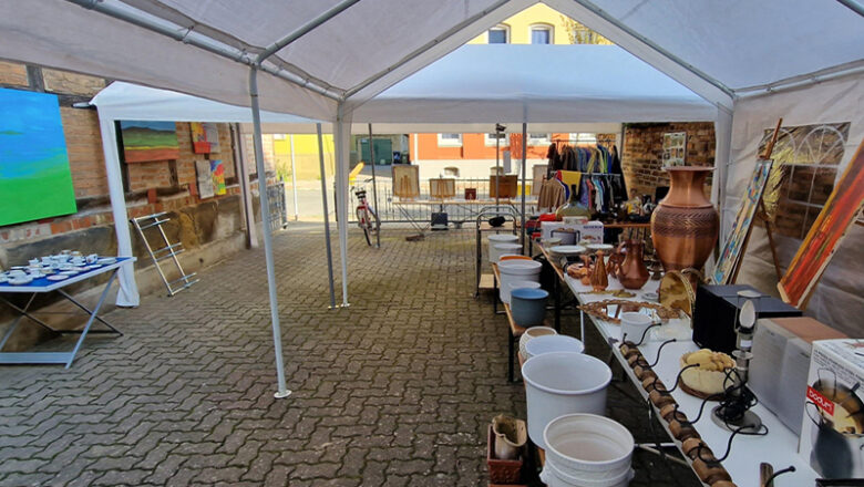 Kunst & Flohmarkt in der Kunstgalerie Hugo 45 am 2. Mai