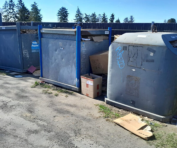 Containerstation am Friedhof Waggum: Handlungsbedarf erkannt, Verantwortung liegt bei uns allen