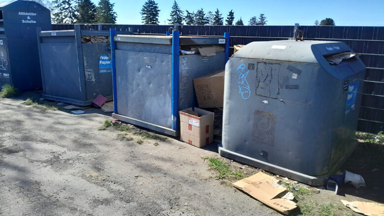 Containerstation am Friedhof Waggum: Handlungsbedarf erkannt, Verantwortung liegt bei uns allen
