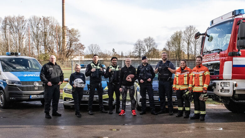 Braunschweig Lions und Polizei spielen für den guten Zweck