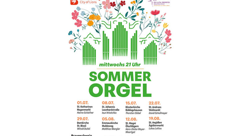 Beliebte Konzertreihe  „Sommerorgel“ startet am Mittwoch