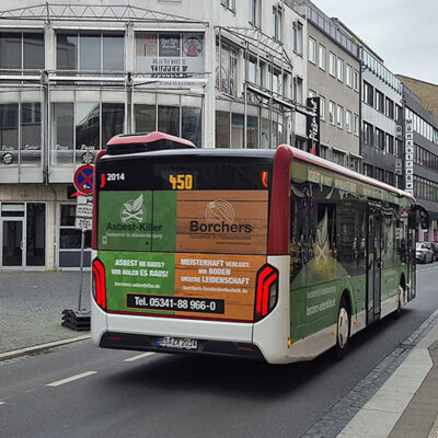 Zahlreiche Busse werden während des Nachtlaufs in der Innenstadt umgeleitet