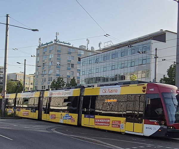 Arbeiten an den Weichen am „Schloss“ – Stadtbahnen werden in den Sommerferien umgeleitet