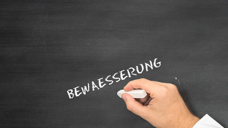 Beregnung mit Wasser aus Brunnen und Gewässern zeitlich eingeschränkt