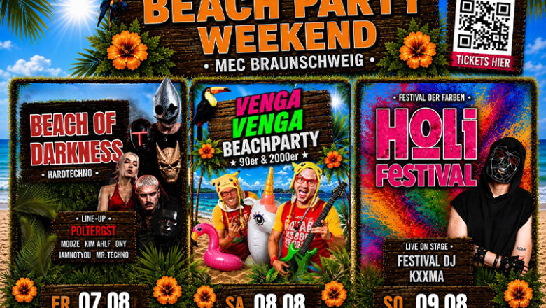 Braunschweig feiert das größte Beachparty Weekend der Region: Drei Tage, drei Events im und am MEC