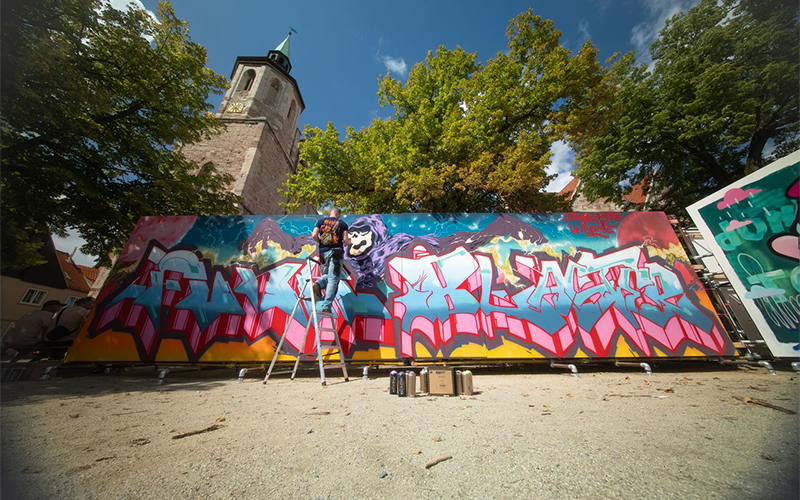 Das Colour & Soul – Street Art Festival haucht Braunschweig neues Leben ein. 
