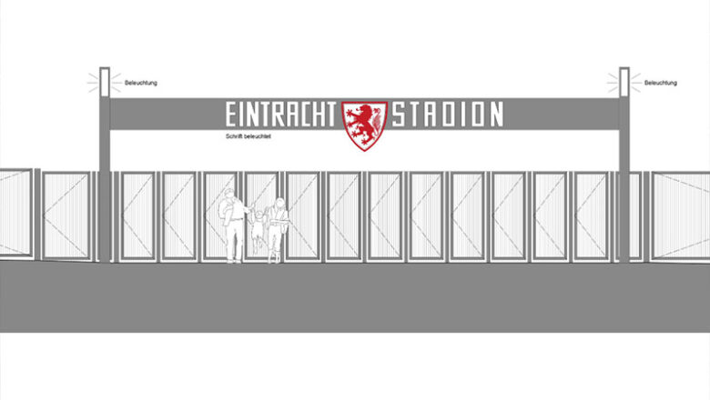 OB schlägt vor: Eintracht soll „steigenden Löwen“ für Stadionschild nutzen können
