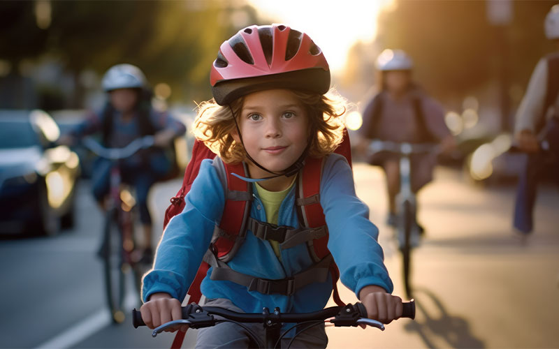 Die Polizei Braunschweig informiert am Montag, 24. August, von 17 bis 18 Uhr im Nachhaltigkeitszentrum, Bohlweg 55, rund um das Thema „Sicherer Fahrradalltag mit Kindern“.
