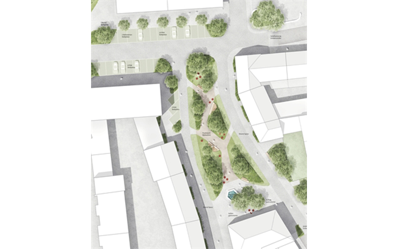 Im Realisierungswettbewerb zur Umgestaltung des Bäckerklints zu einem Pocket-Park ist die Entscheidung gefallen.