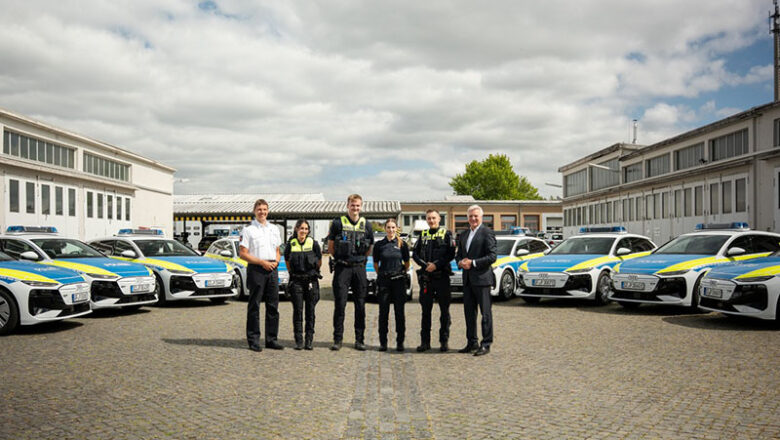 Polizeidirektion Braunschweig erhält 37 neue Audi A6 e-tron Funkstreifenwagen